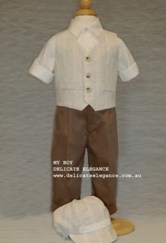 1211-02: Boys' Four-Piece Christening Suit