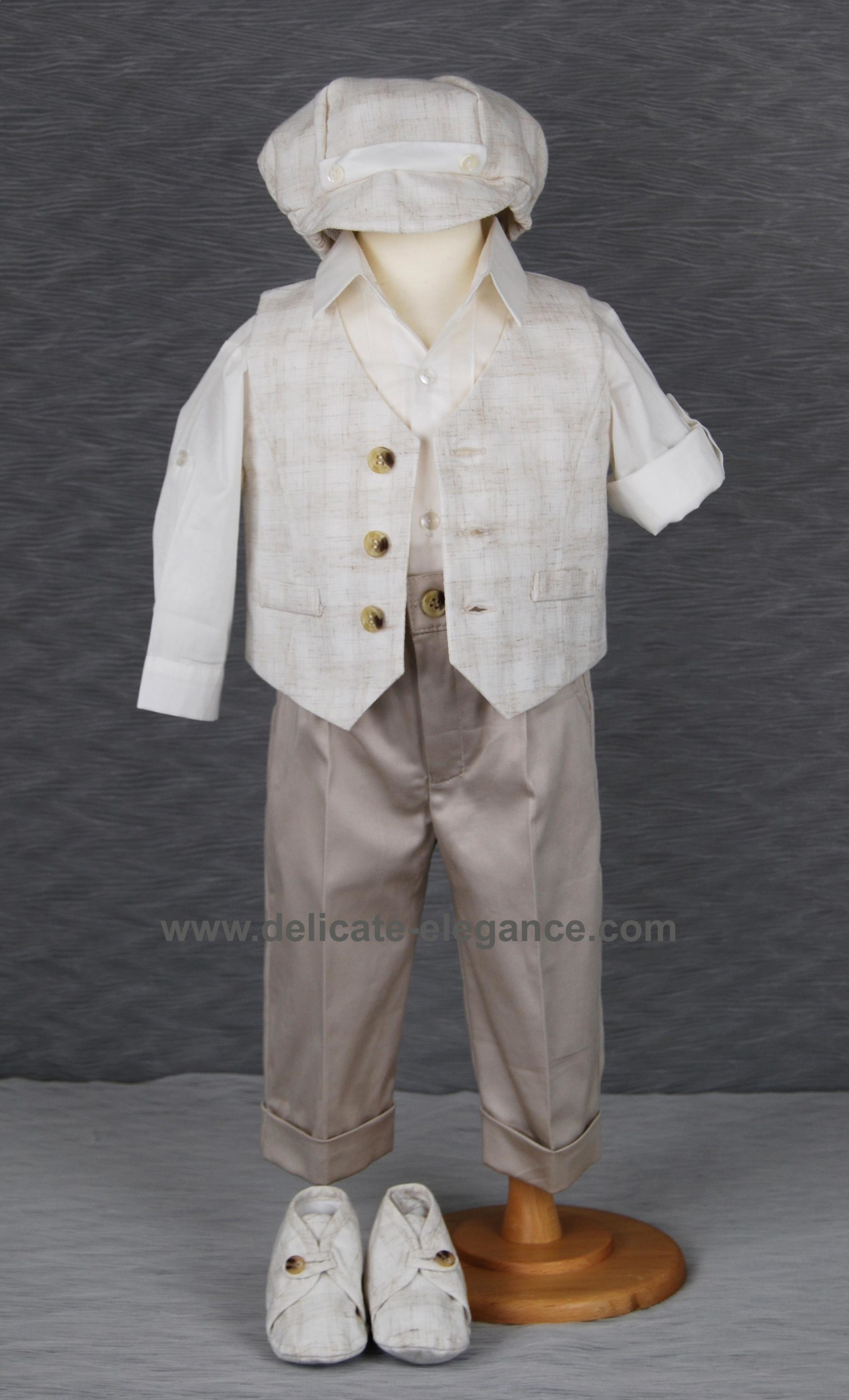 1211-03: Boys' Four-Piece Christening Suit