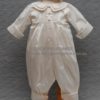 4270: Boys' Silk Christening Romper