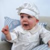 4270: Boys' Silk Christening Romper