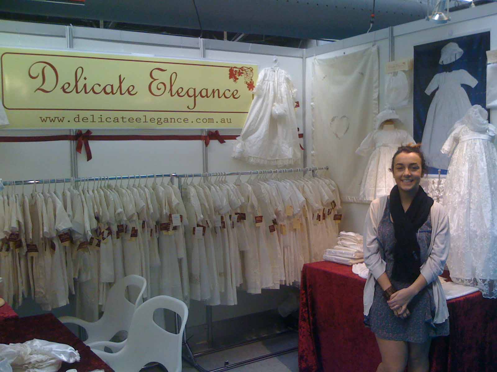 Delicate Elegance exhibiting at ENK Children's Club trade show in New York, USA in August 2010