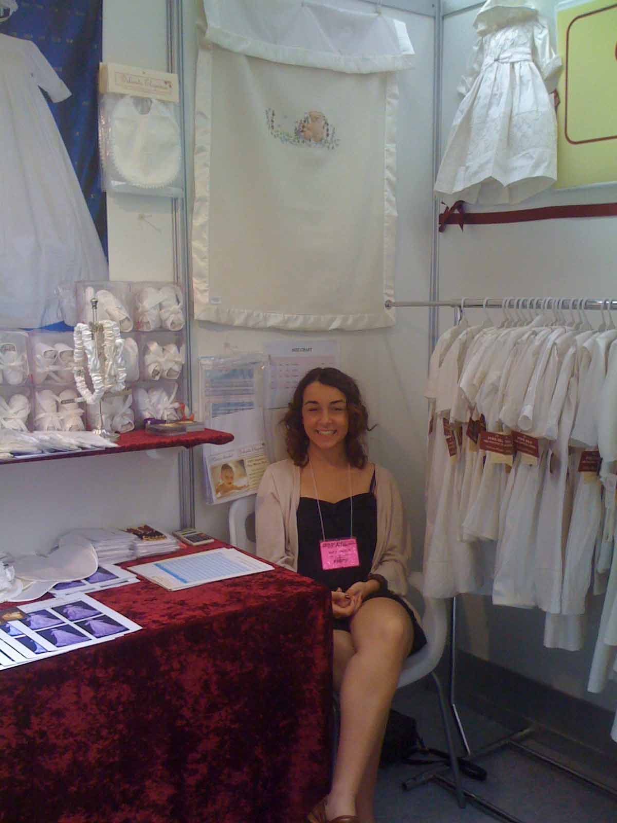Delicate Elegance exhibiting at ENK Children's Club trade show in New York, USA in August 2010