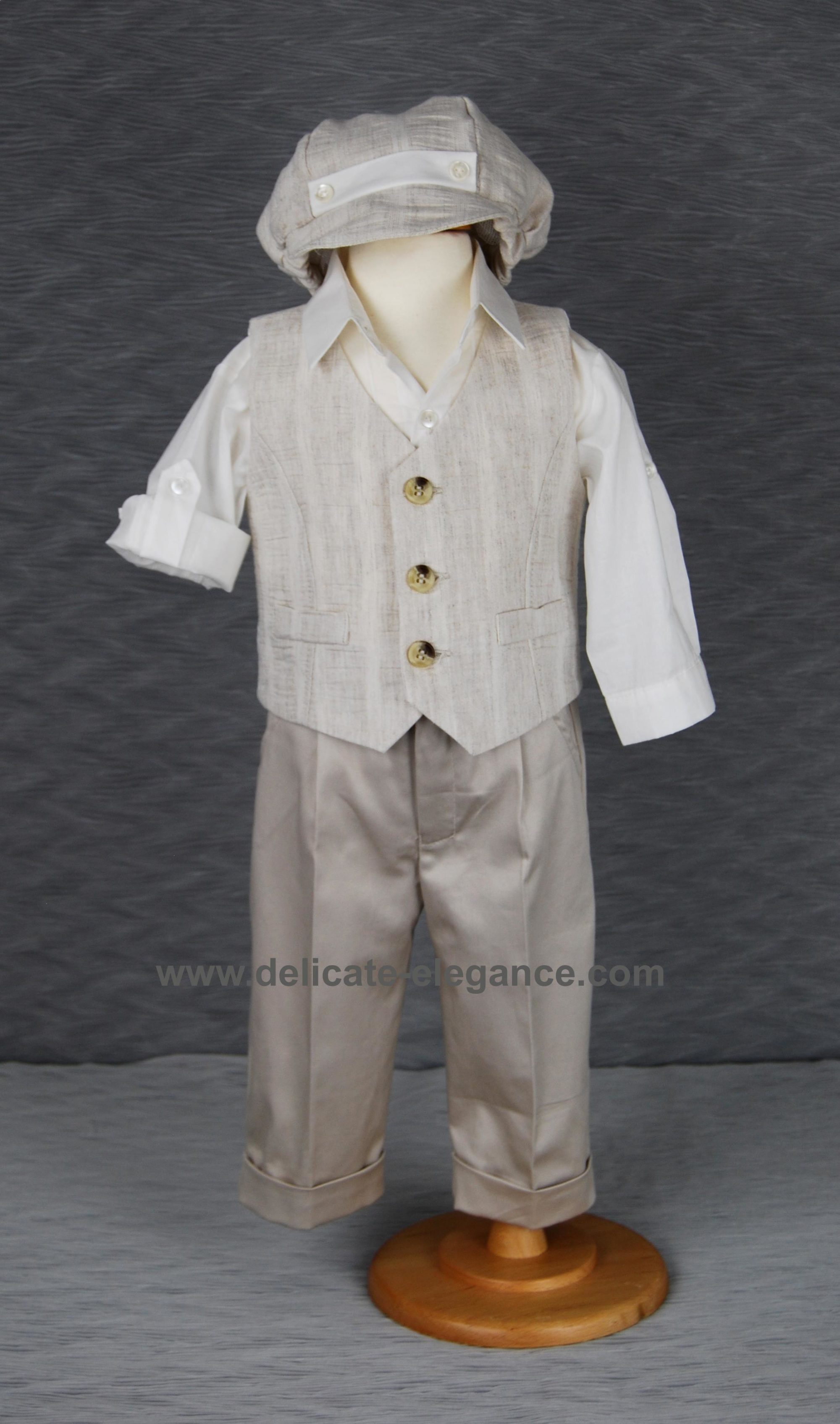 1211-01: Boys' Four-Piece Christening Suit