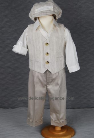 1211-01: Boys' Four-Piece Christening Suit