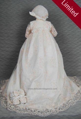 4280: Girls' Silk Christening Gown